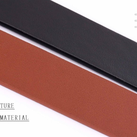 Camel Vegan Leather Heart Buckle Belt - Picture 7 of 8